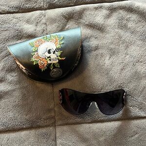 Ed Hardy Sunglasses and Case